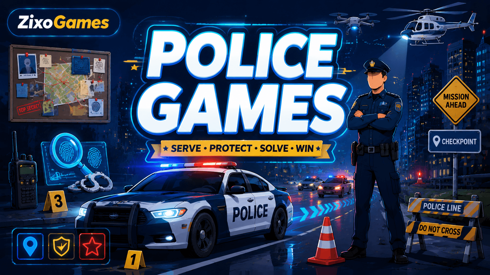Police Games on Zixo Games