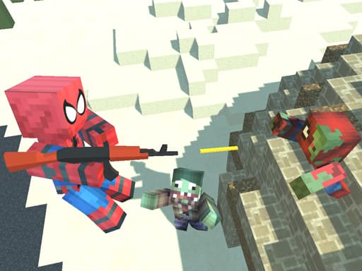 Block Craft Zombie Attack - play free online