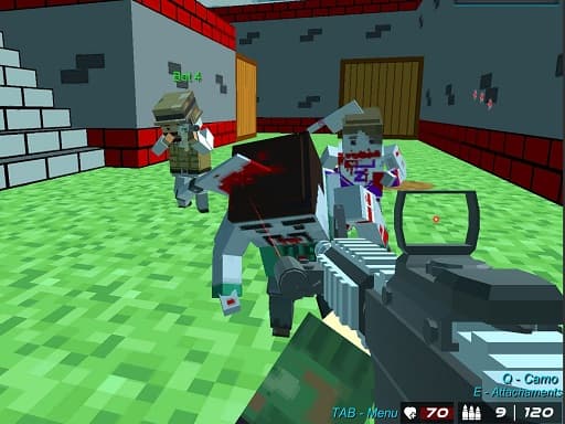 Blocky Wars Advanced Combat SWAT - play free online