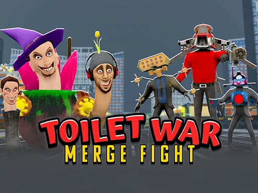 Toilet War: Merge Skibidi - play free online