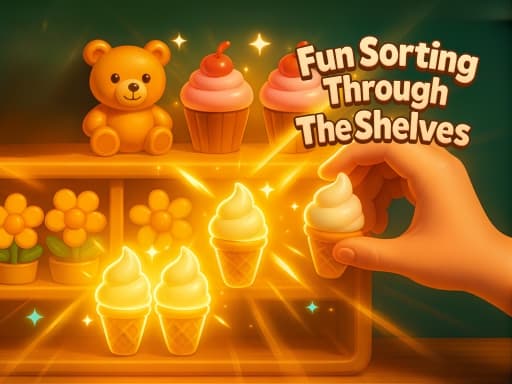 Fun Sorting Through The Shelves - play free online