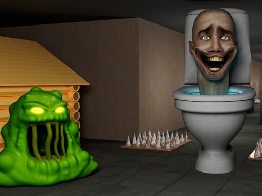 Toilet Monster Attack Sim 3D - play free online