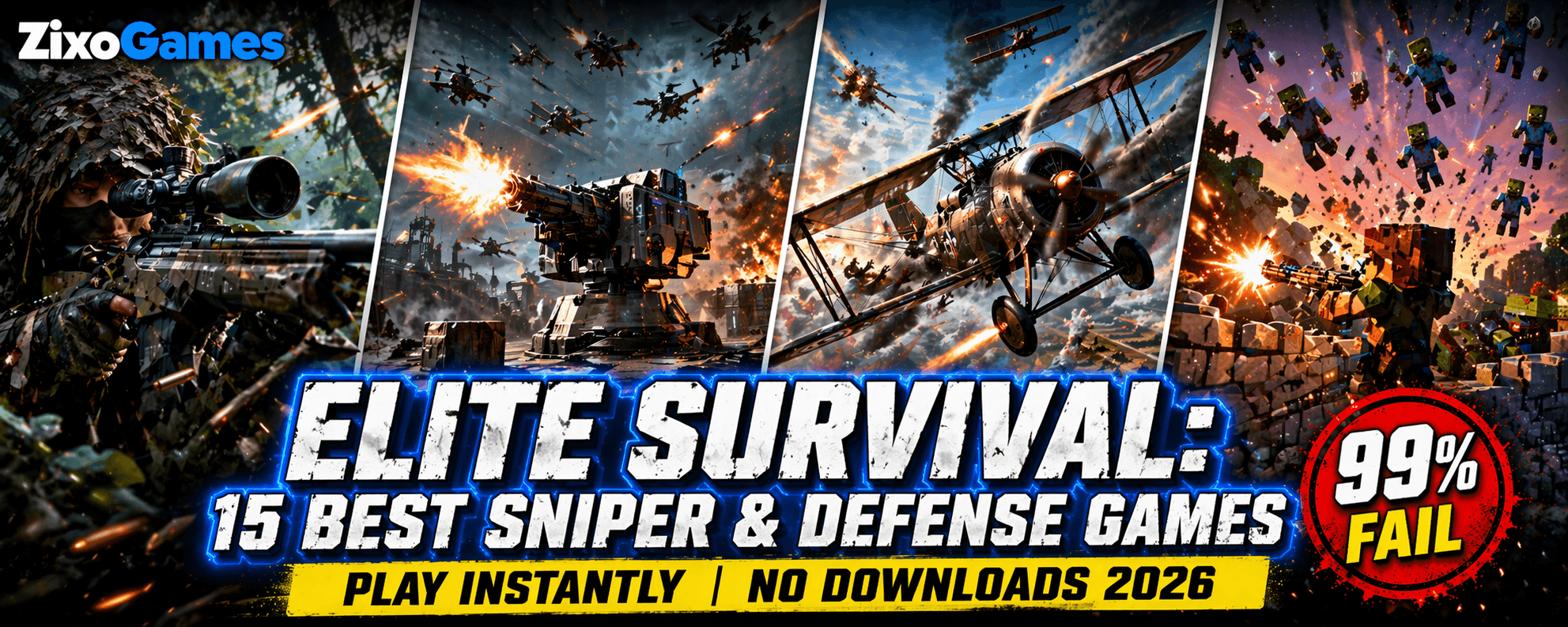 Elite Survival: 15 Best Unblocked Sniper & Defense Games in 2026