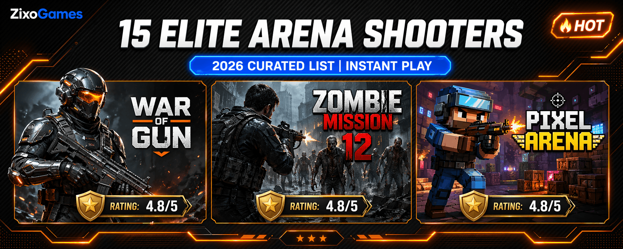 Arena Domination: 15 Best Unblocked Shooter & Zombie Games (2026)