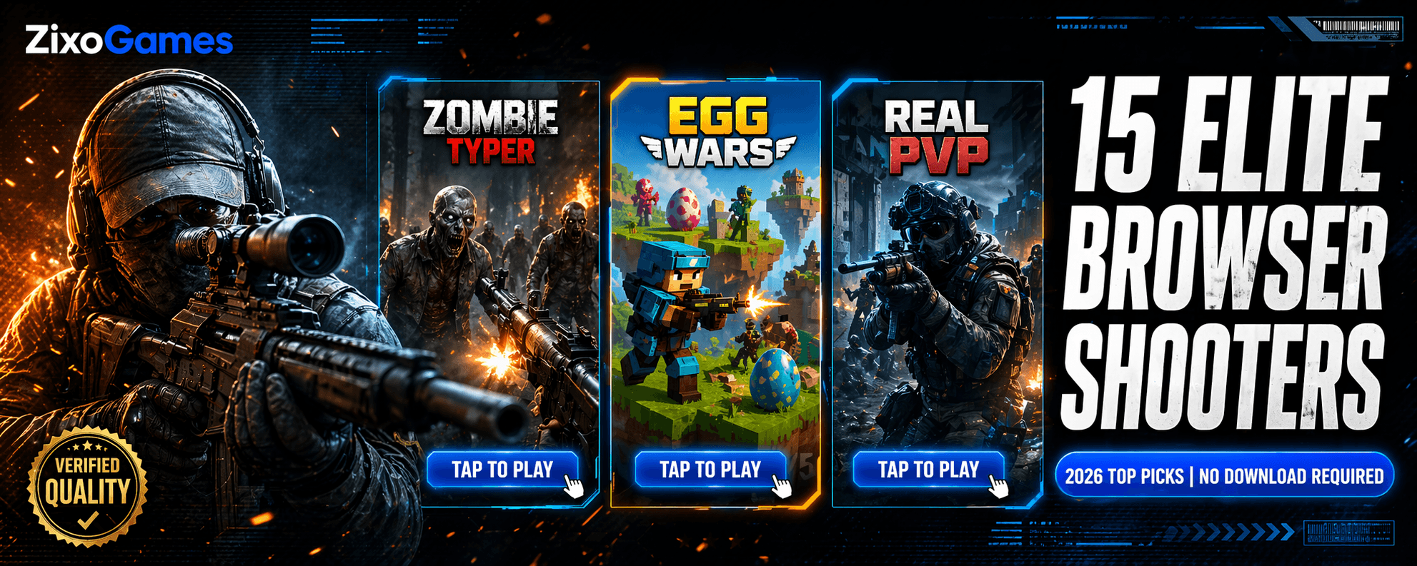 Tactical Warfront: 15 Elite Unblocked Shooters & Zombie Battles (2026)