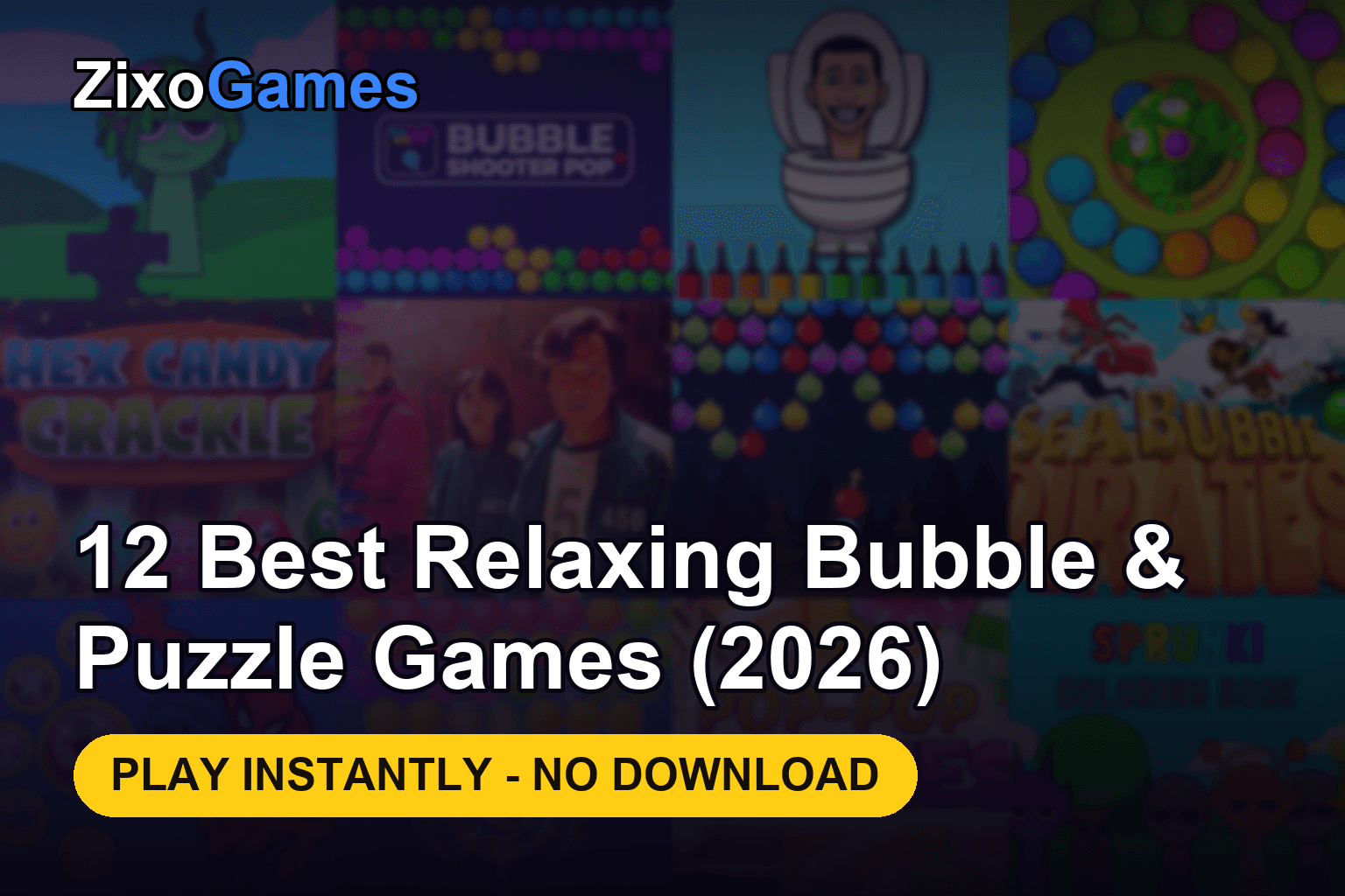 12 Best Relaxing Bubble Shooter & Casual Puzzle Games (2026)