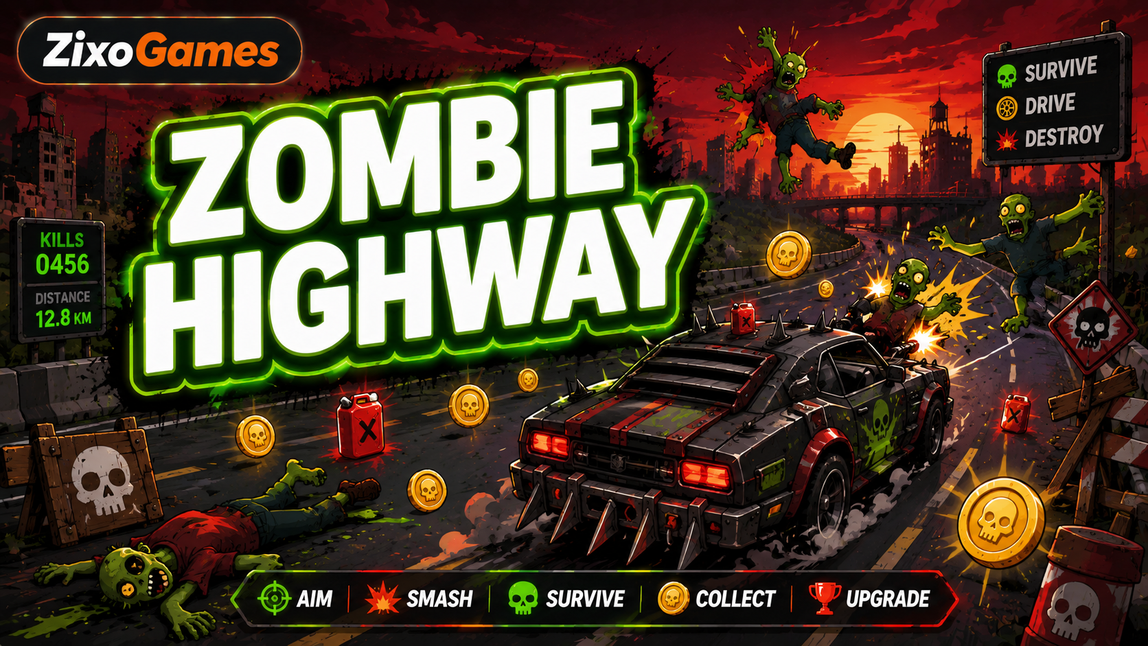 Zombie Escape Highway Last Fuel Run